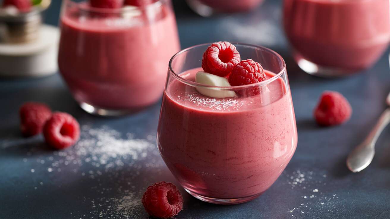 Mousse de framboises légère : recette gourmande et facile