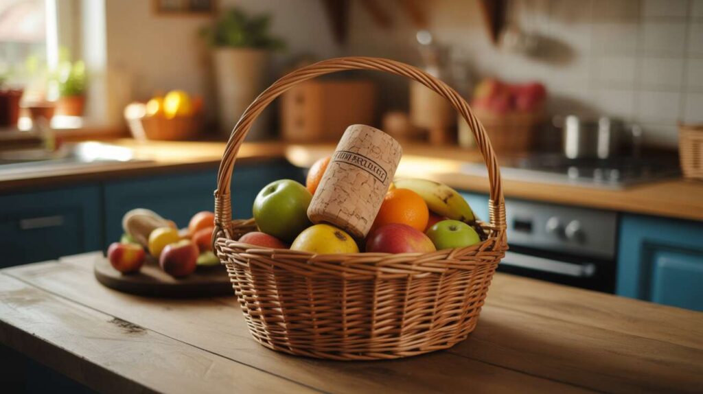 Voici pourquoi vous devriez mettre un bouchon de liège dans votre corbeille de fruits