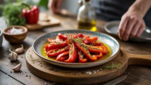 Le secret pour des poivrons marinés ultra fondants se cache dans votre four