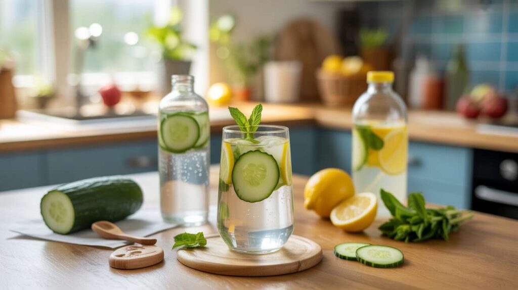 La boisson détox de fin d'été : concombre, menthe et citron pour bien démarrer la rentrée