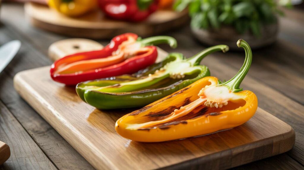 L'astuce pour que vos poivrons grillés pèlent en un clin d'œil