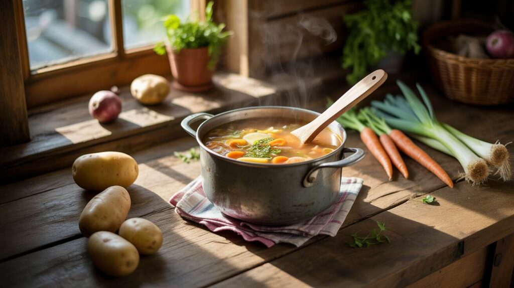 Ni mixeur ni blender : comment obtenir un velouté de légumes parfaitement lisse