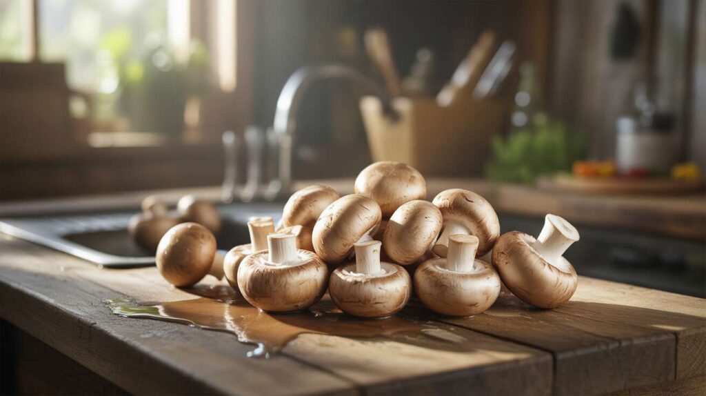 Ni rincer ni frotter : l'astuce pour des champignons de Paris parfaitement propres
