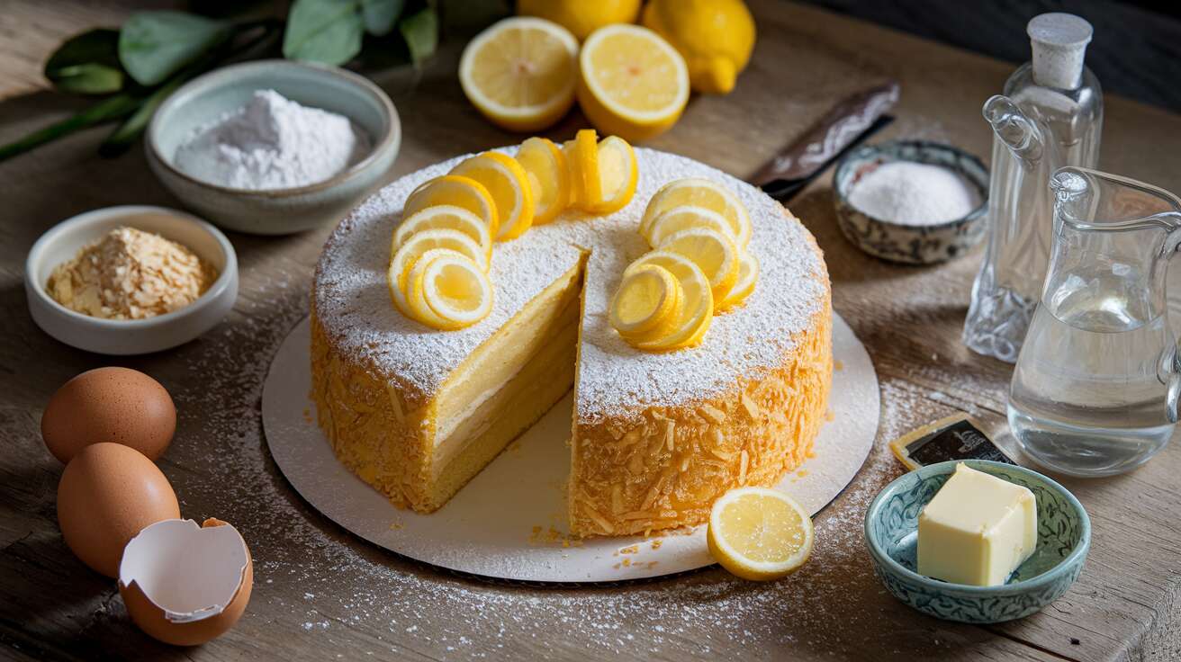 Ni farine ni sucre glace : le secret pour un gâteau au citron ultra-moelleux et pas sec