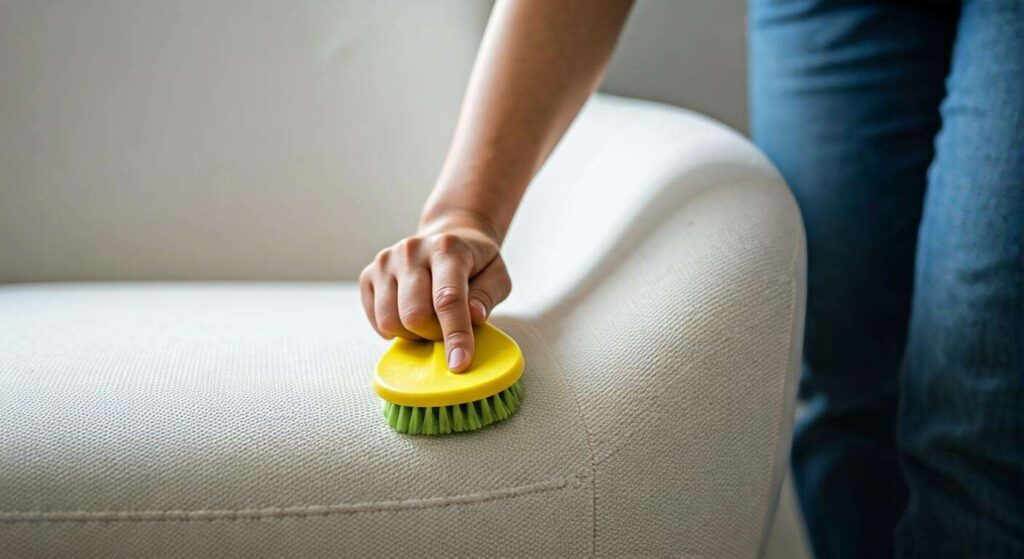Ni bicarbonate ni vinaigre : l&rsquo;astuce magique pour éliminer les tâches de vos chaises en tissu sans effort
