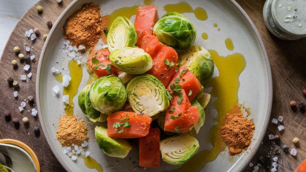 Mijoté léger de choux de Bruxelles, carotte et tomate : recette facile et saine