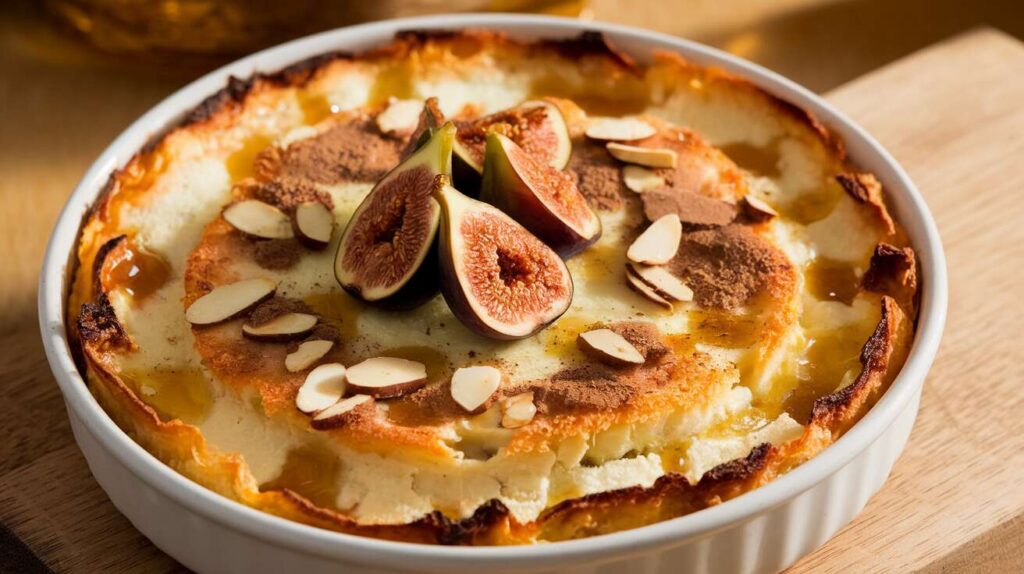 Gratin léger de figues et amandes : recette saine et gourmande
