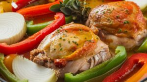 La recette du poulet basquaise traditionnel, un plat familial et réconfortant