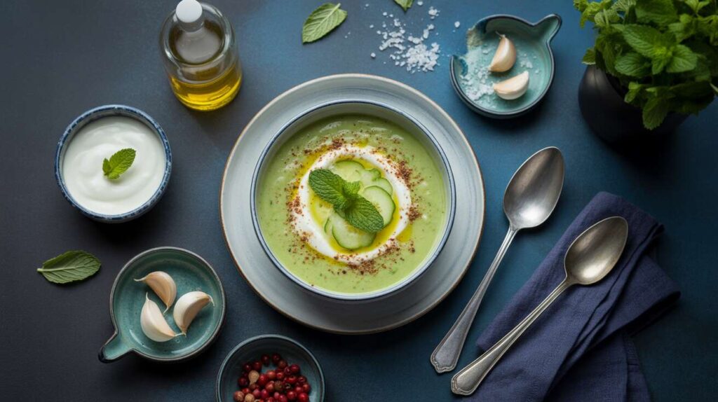 Recette Gaspacho de Concombre : fraîcheur Santé