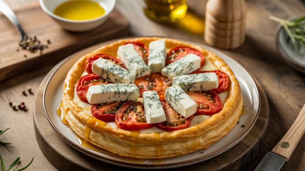 Tarte fine tomate et fromage bleu : une recette savoureuse