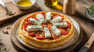 Tarte fine tomate et fromage bleu : une recette savoureuse