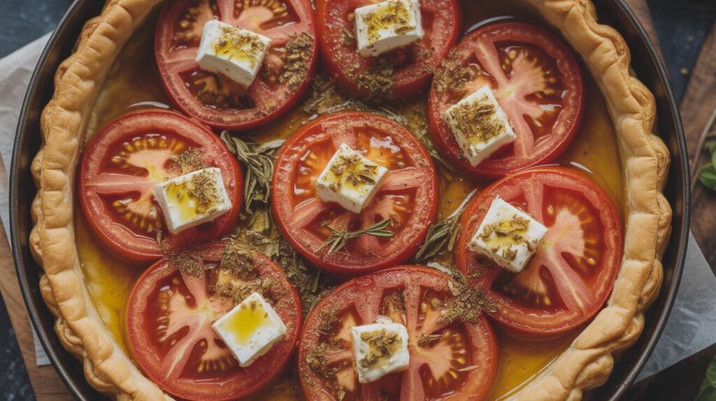 Tarte tomate feta rustique : recette savoureuse et facile à réaliser