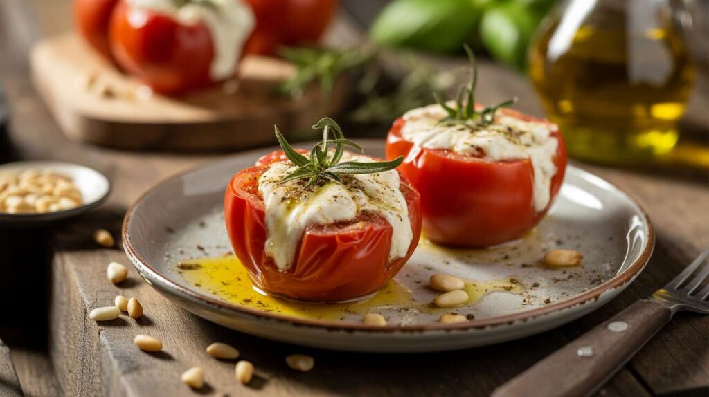 Tomates surprises au fromage frais : recette savoureuse