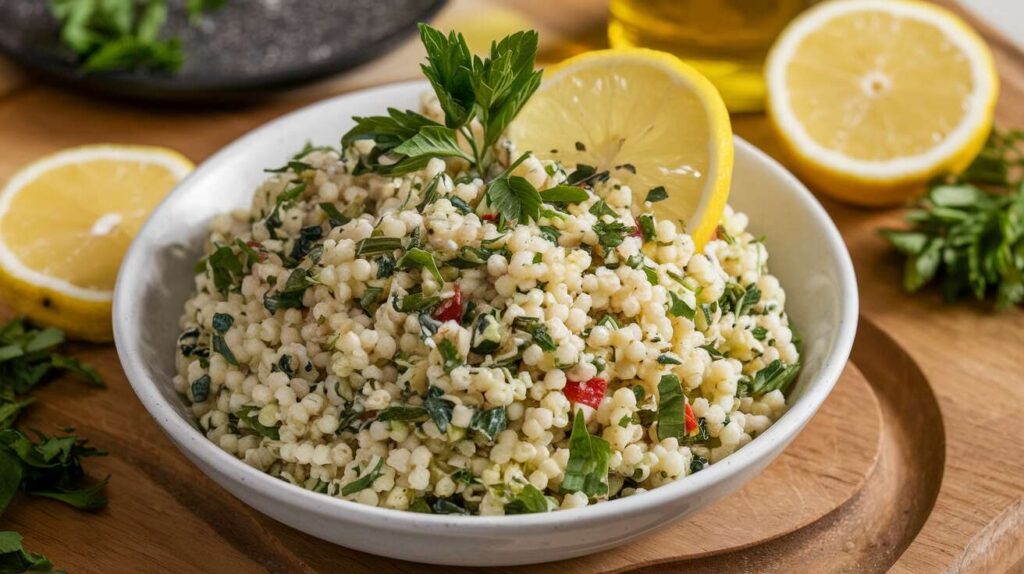 Taboulé léger : recette healthy au persil et à la spiruline