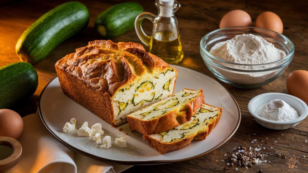 Recette de Cake Courgette Chèvre : délice Fromager