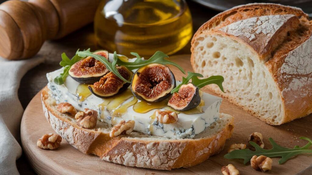 Tartine de Fromage Bleu et Figues : recette Gourmande
