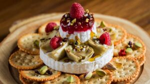 Recette : pyramide de Chèvre à l’Artichaut et Framboises