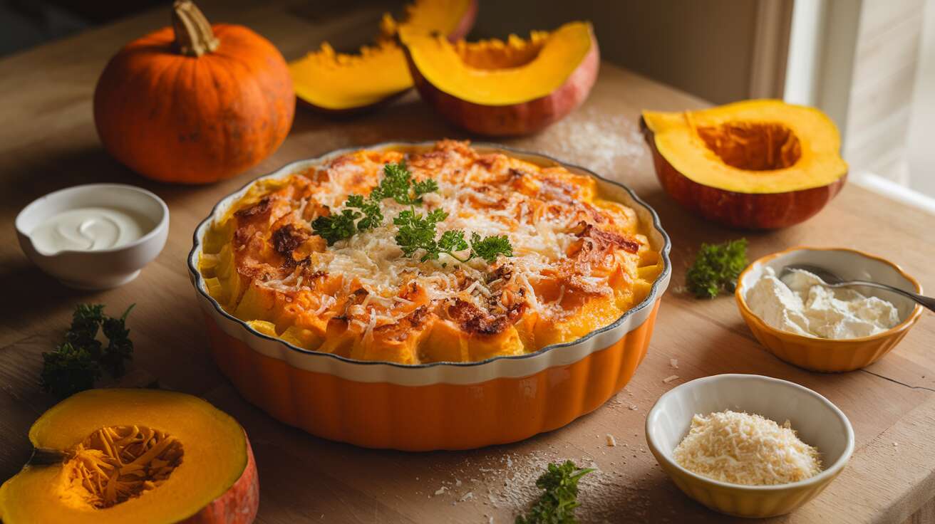Gratin de potiron léger au persil : recette savoureuse et équilibrée