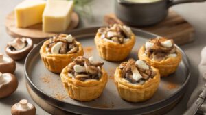 Bouchées à la reine forestières au fromage : recette gourmande