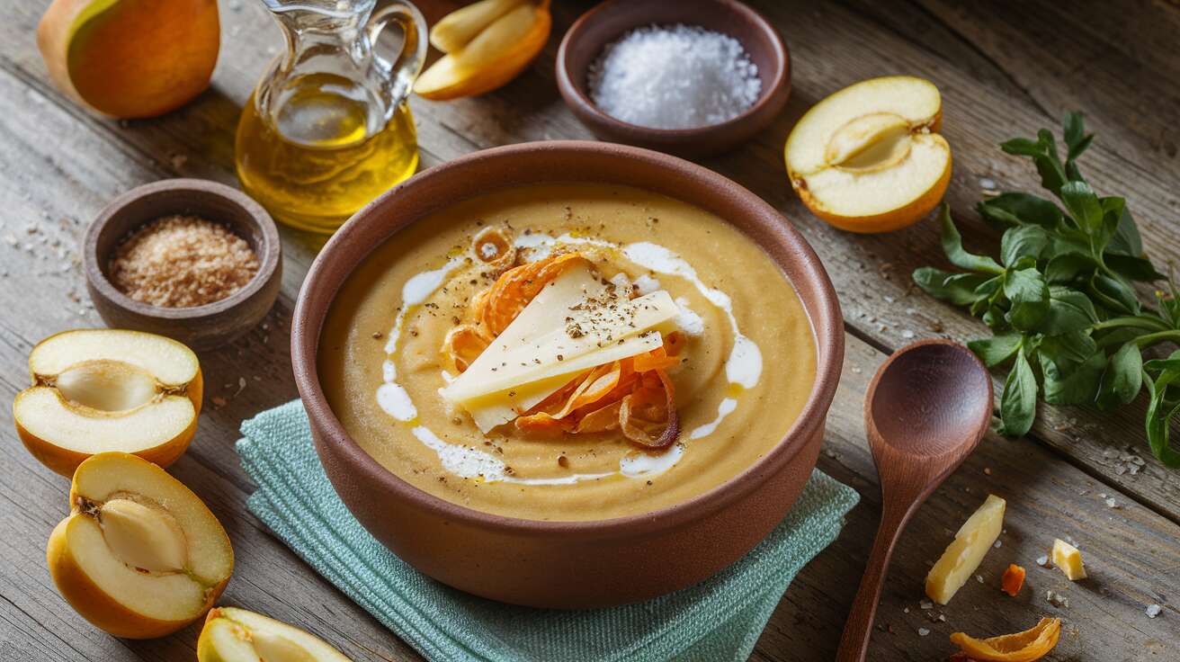 Soupe de Potimarron au Fromage : recette Savoureuse