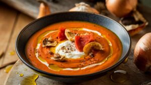 Velouté de Potimarron au Fromage Frais et Cèpes : recette Gourmet