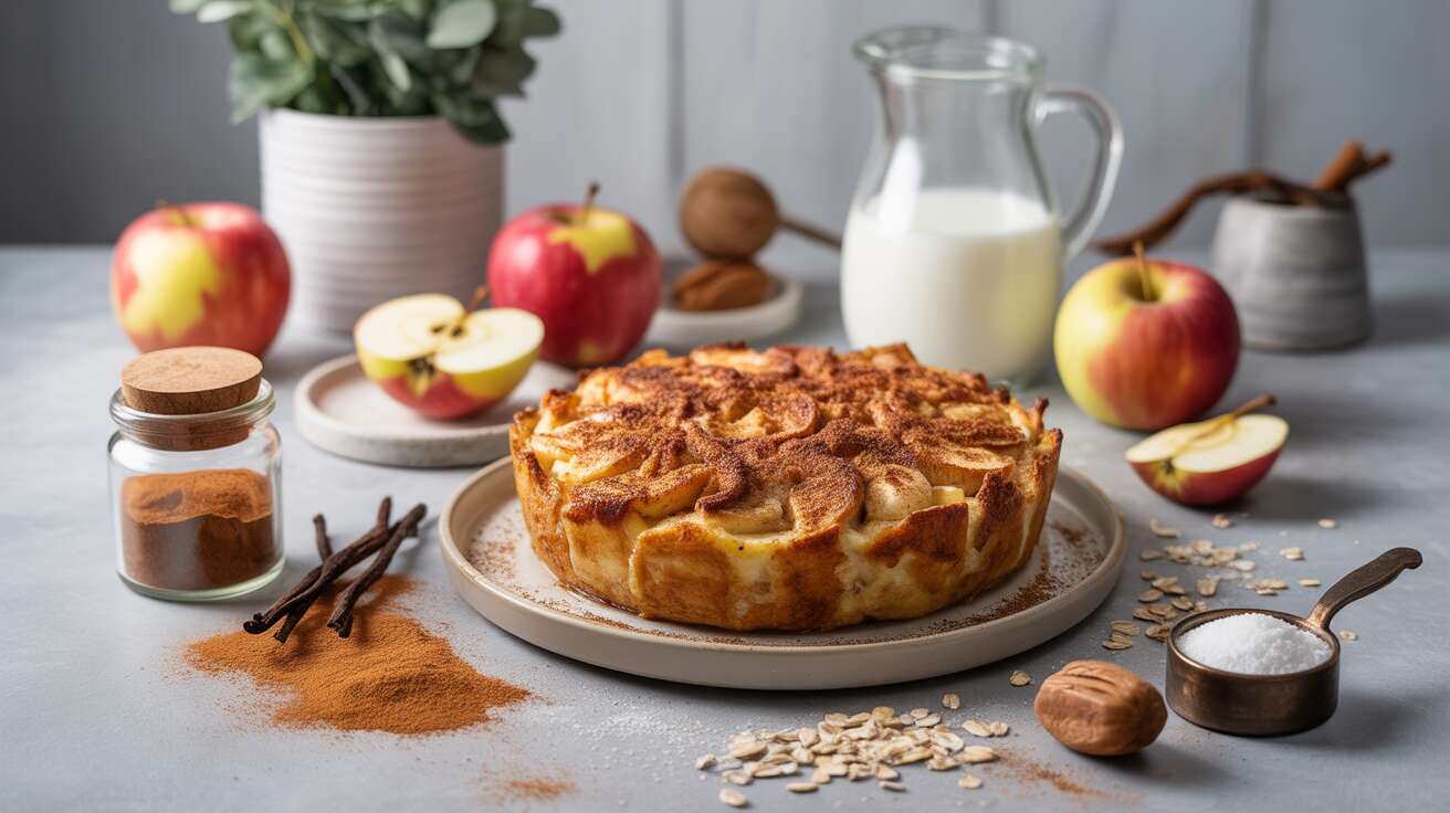 Recette légère : gratin de pommes à la cannelle