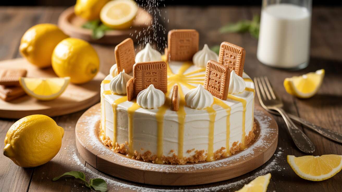 Gâteau au citron léger sans cuisson : recette facile et rapide