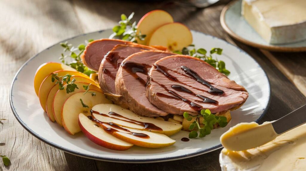 Magret de canard aux pommes et Camembert : une recette gourmande