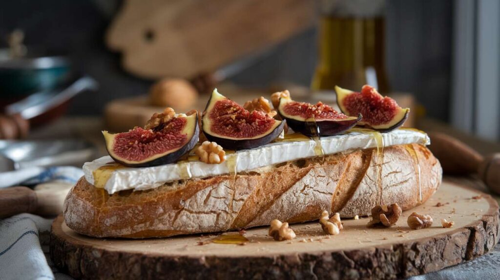 Toasts à la figue et fromage de brebis : recette gourmande