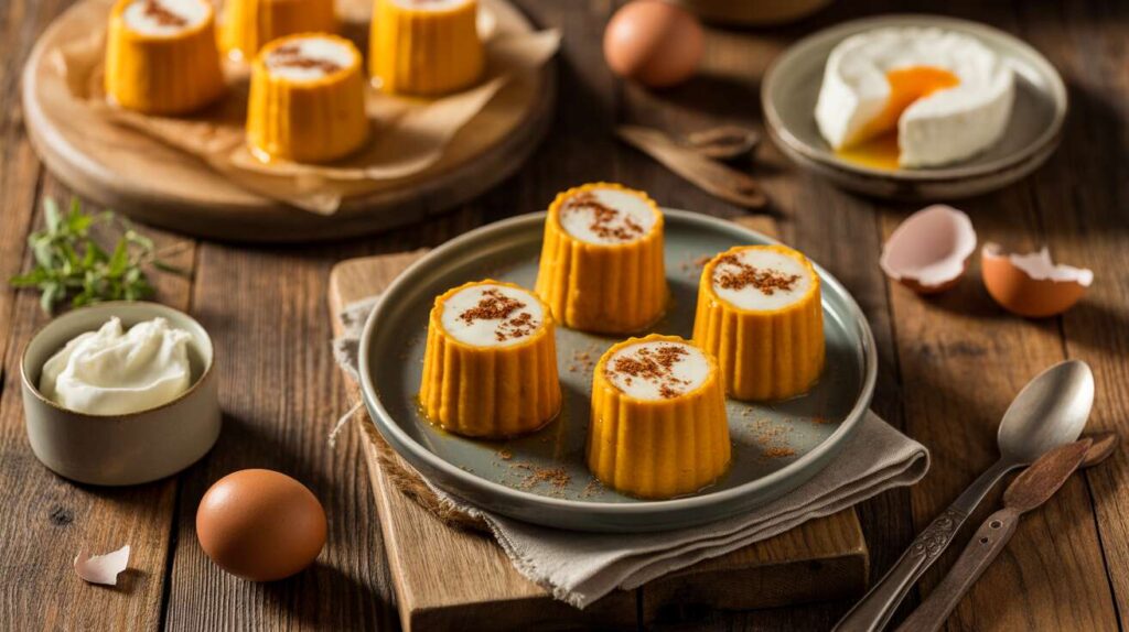 Petits flans de potiron au fromage de chèvre frais : recette gourmande