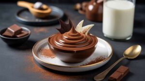 Crèmes légères au chocolat pour Halloween
