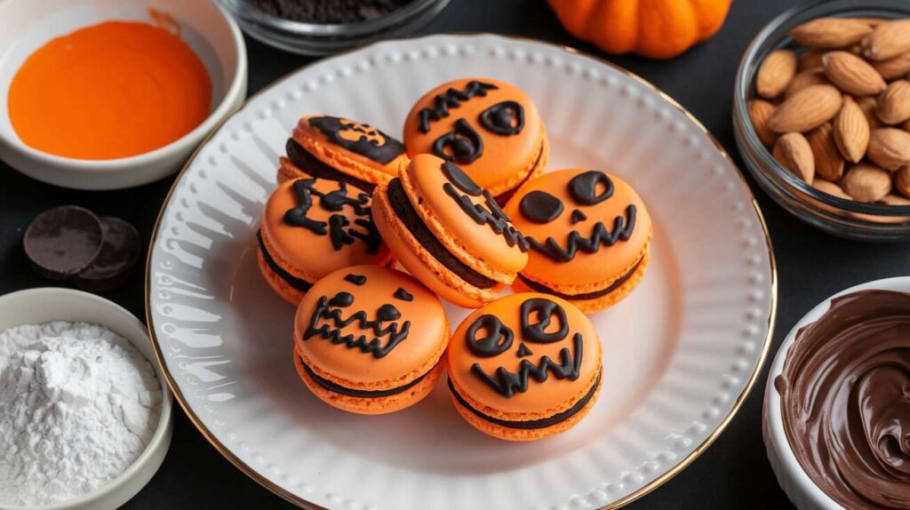 Macarons légers d&rsquo;Halloween : recette gourmande et festive