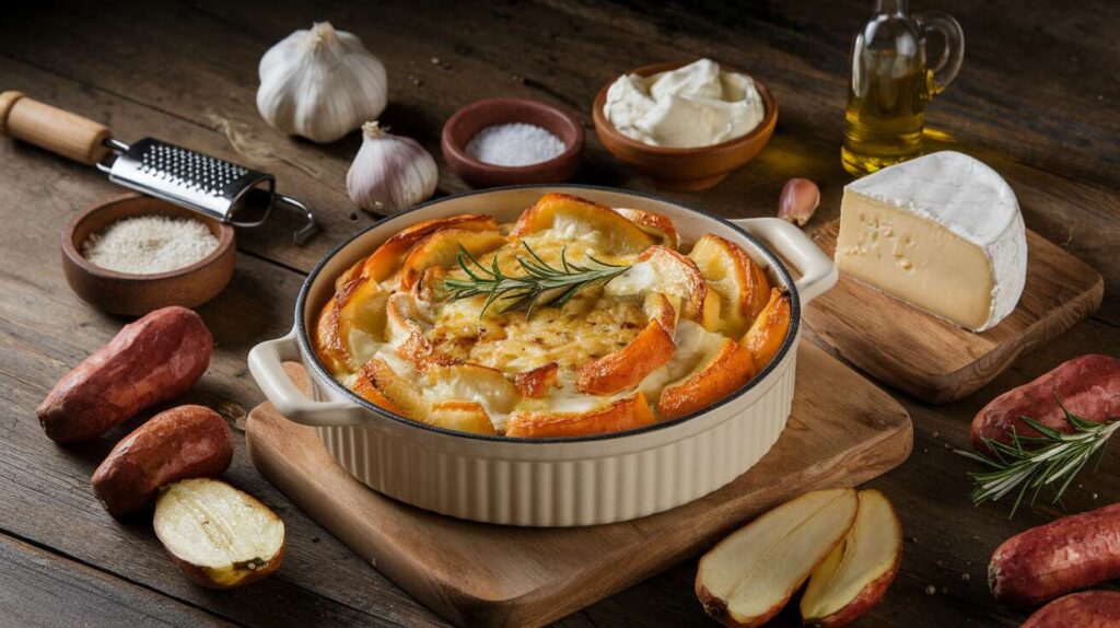 Gratin de potimarron au camembert : la recette savoureuse