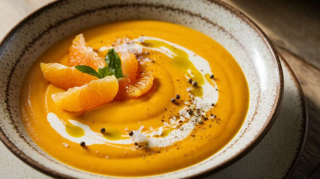 Velouté de butternut et clémentines : une recette originale et gourmande
