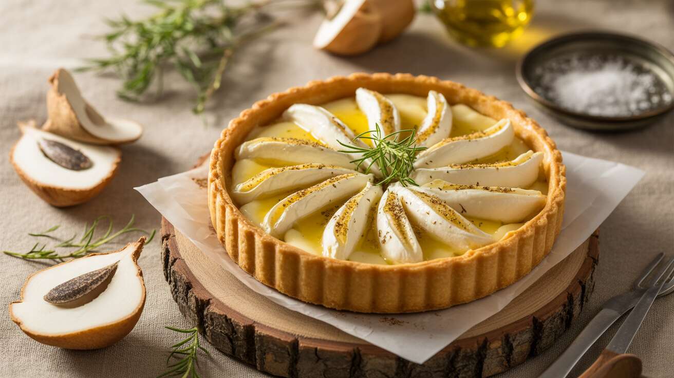 Tarte au chèvre frais et poireau : recette savoureuse et facile