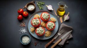 Tomates Farcies au Fromage Bleu : recette Savoureuse