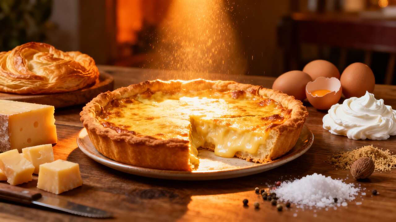Tarte au Beaufort : recette Gourmande et Facile