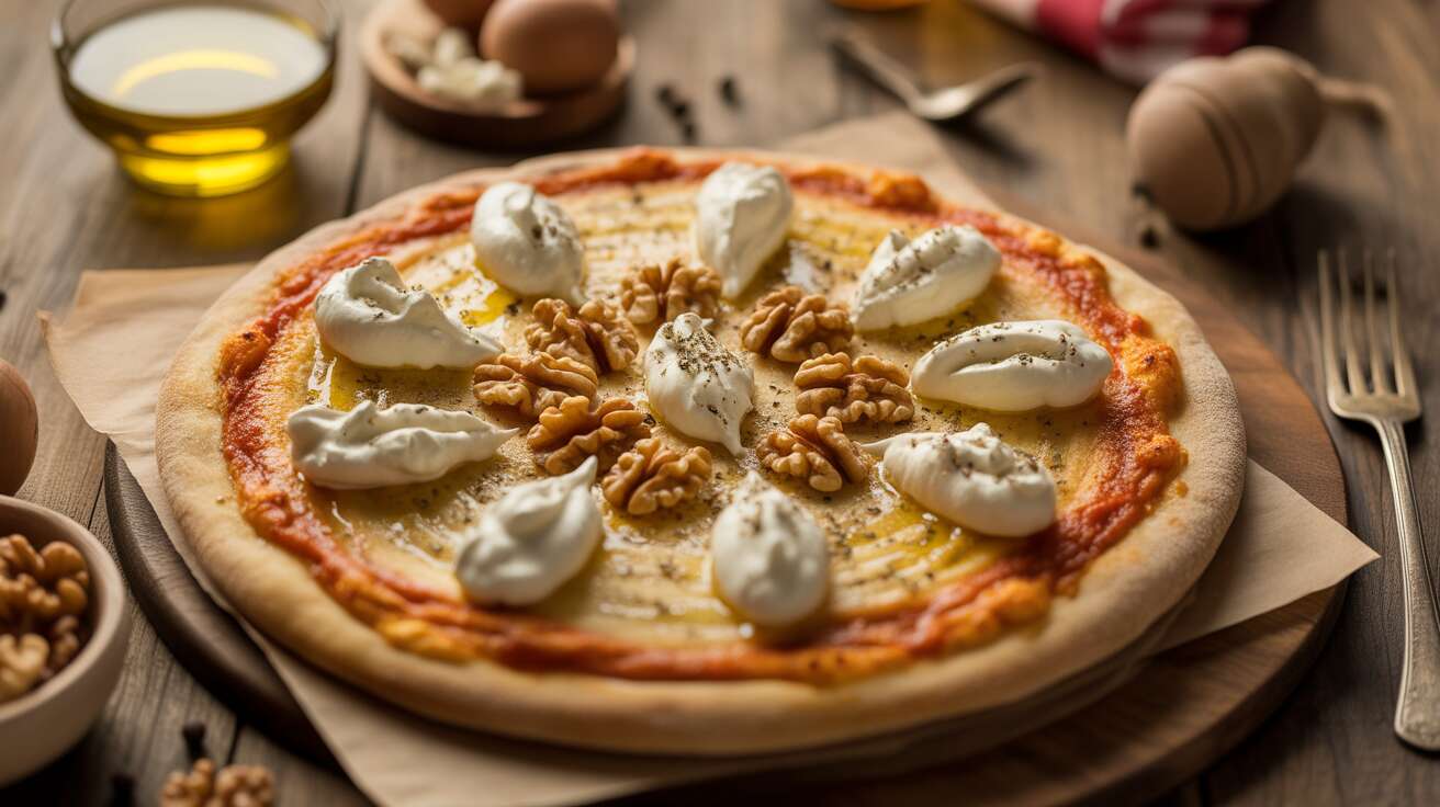 Pizza au Gorgonzola : recette Savoureuse