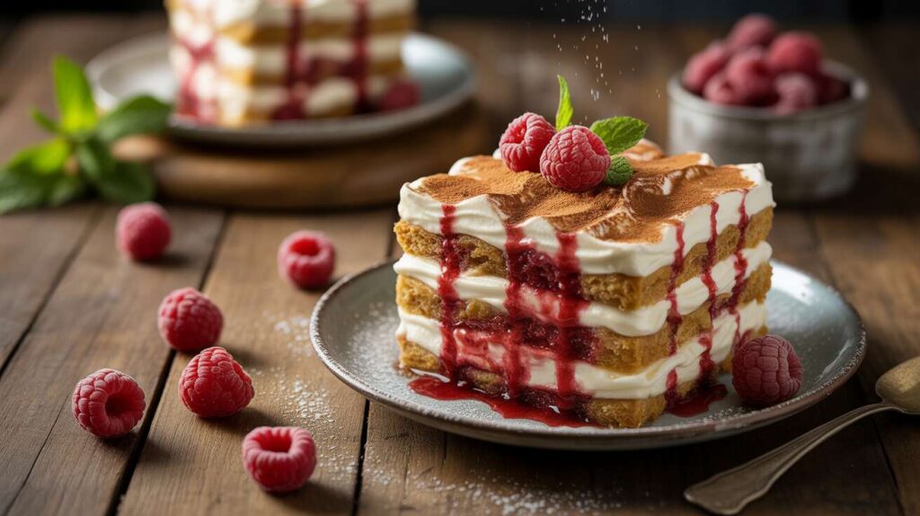 Tiramisu léger aux framboises : recette gourmande et légère
