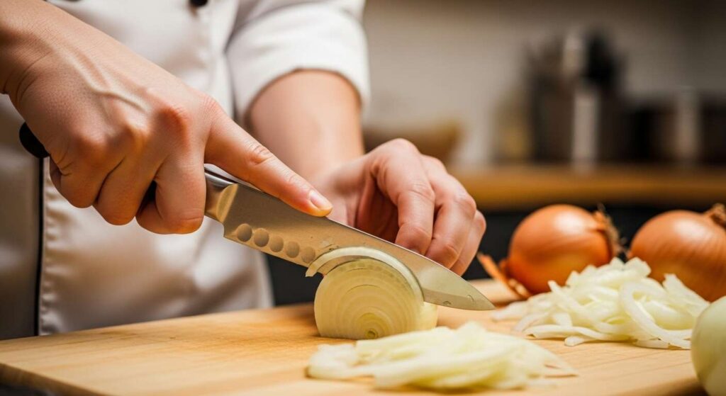 Ne coupez plus vos oignons de cette façon : vous perdez tout leur goût