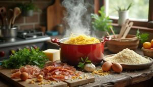 Le secret des chefs pour des pâtes carbonara crémeuses sans crème