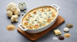Gratin de chou-fleur au bleu : la recette savoureuse