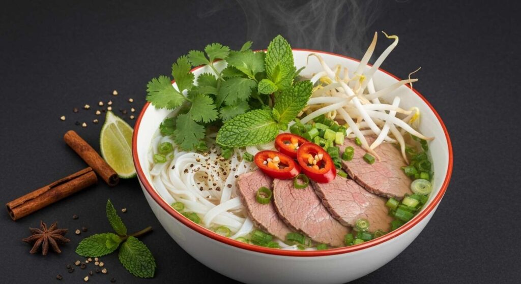 Soupe Pho Vietnamienne Légère : recette au Bœuf et Légumes