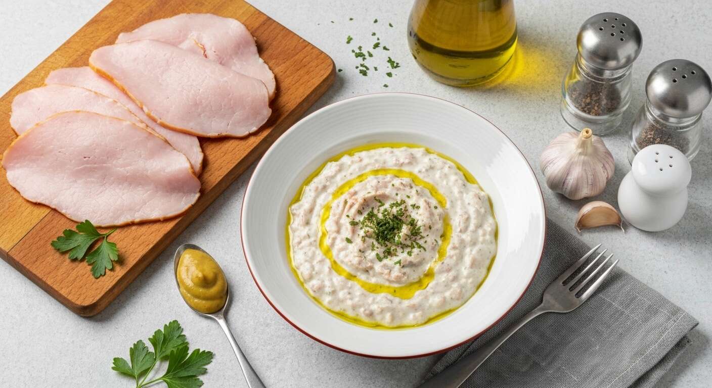 Rillettes de dinde légères au persil pour apéritif