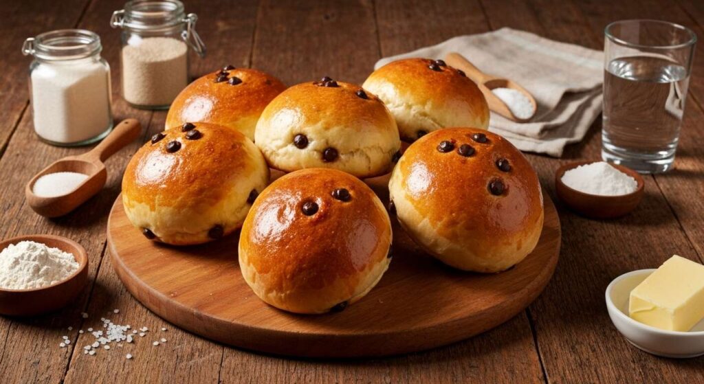 Petits pains légers aux pépites de chocolat : recette gourmande et facile