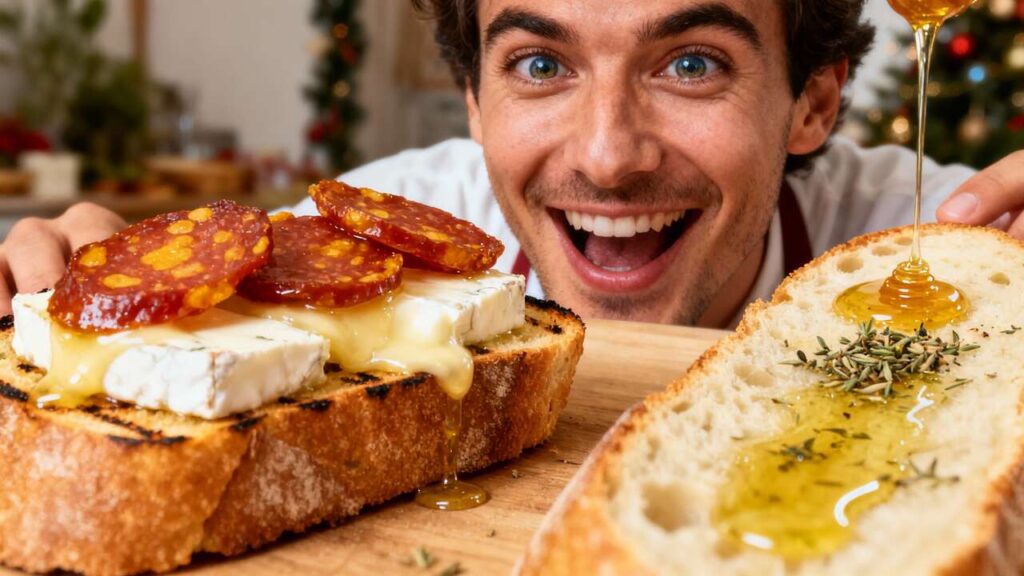 Tartines apéritives chorizo & fromage de brebis : la recette gourmande