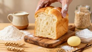Brioche légère au lait de soja sans matière grasse : recette saine et gourmande