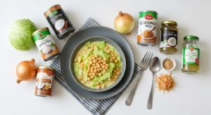 Curry léger de chou vert et pois chiches : recette saine et savoureuse