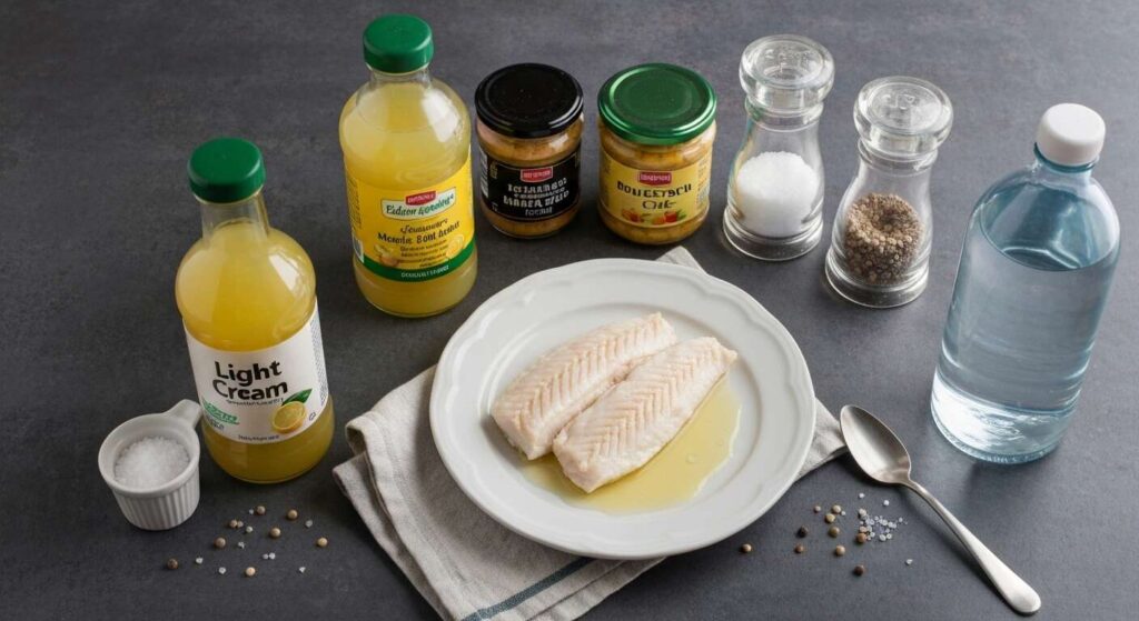 Sauce citron légère pour poisson