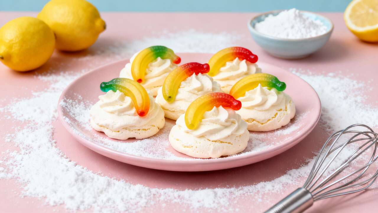 Bananes Haribo en Meringues Légères : recette Gourmande